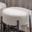 Stool 30" Tall, Round High Bar Stools, Set   2 - Contemporary upholstered dining stools for kitchens, coffee shops and bar stores - Includes sturdy hardware support legs-1259254762-1259254763-1259254766