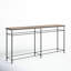 Console Rainville en bois massif et métal 74 po Rainville