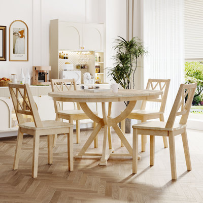 Muminah Round 57 Dining Set