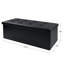 Banc de rangement en cuir Guedira-244651401