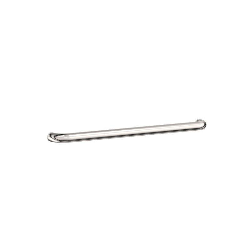 Astor Grab Bar Tube with Decorative Rings, 27" W, Forever Brass - PVD
