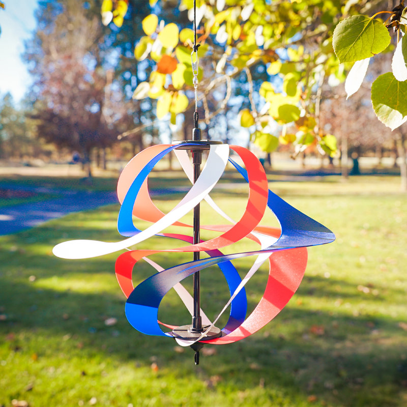 Poly Vortex Single Spinner, Red/White/Blue