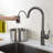 Lefton Touchless Faucet With Pull-down Sprayer, Single-hole Motion Sensor Faucet For Kitchen Sink, KF2210-107653742