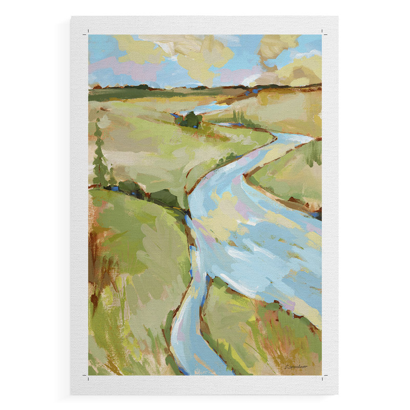 Upriver II - Impression sur toile seulement - NON-CADRE, H 18 po x l 12 po
