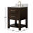 Keri 24'' Single Bathroom Vanity with Top-9296440