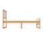 Lit plateforme en bois massif de style moderne pour enfants, adolescents, adultes, sans sommier tapissier-953745229