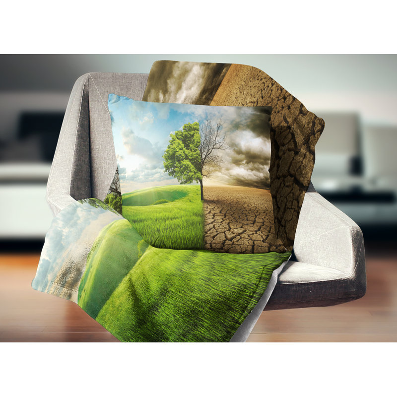 Coussin Schafer Landscape, 16 po x 1 po, Coussin décoratif
