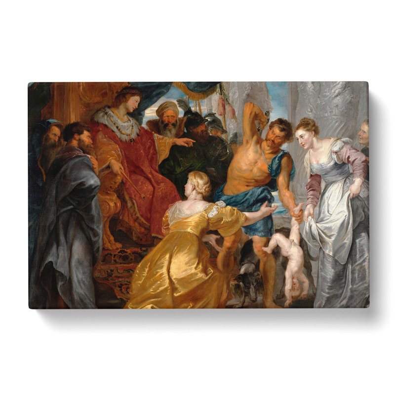 CAN2037CAN The First Book Of Kings In The Bible by Peter Paul Rubens - Wrapped Canvas Painting