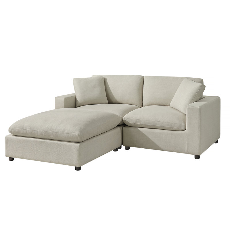 Ensemble de pièces modulaires 3 pièces, Polyester beige