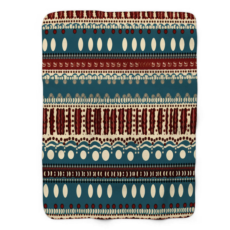 Boho Petals - 1 Piece Blanket, Queen