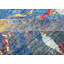 Hand-Knotted High-Quality Blue and Gray Area Rug