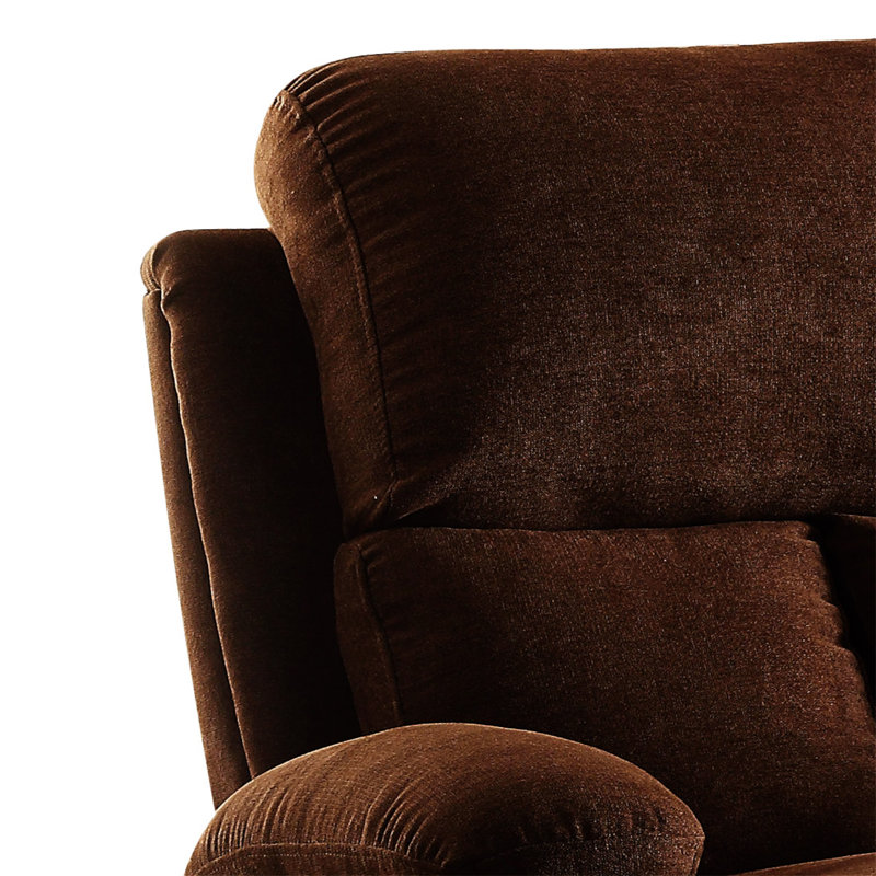 Fauteuil inclinable Piontek, Tissu chocolat