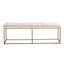 Banc rembourré en mélange de polyester Souza-1871693603