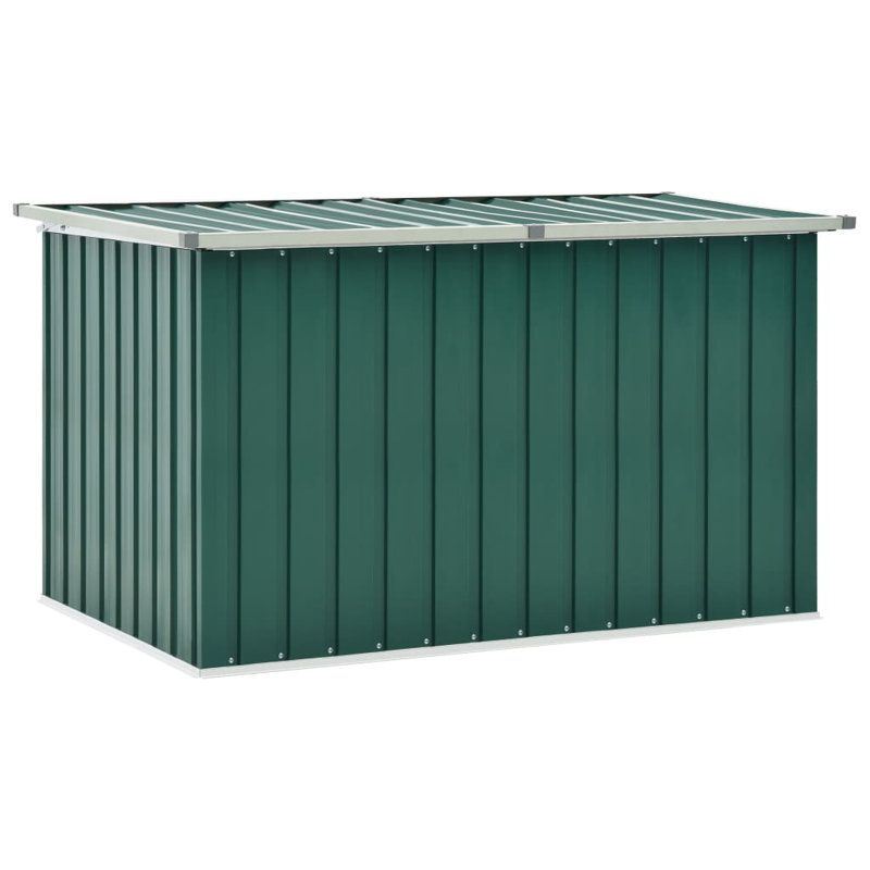 Boîte de rangement en acier pour outils de jardin, 33.9'' H X 54.7'' W X 35.8'' D, Green