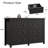Jaretssi 6 - Drawer Double Dresser 42.7' W, Chest of Drawers with Metal Square Handle-1045722464
