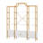 4-Tier Bookcase With Storage Cabinet Shelf