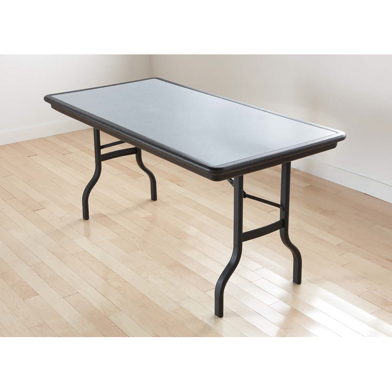 Table pliante portative en plastique, H 29 po x l 72 po x P 30 po