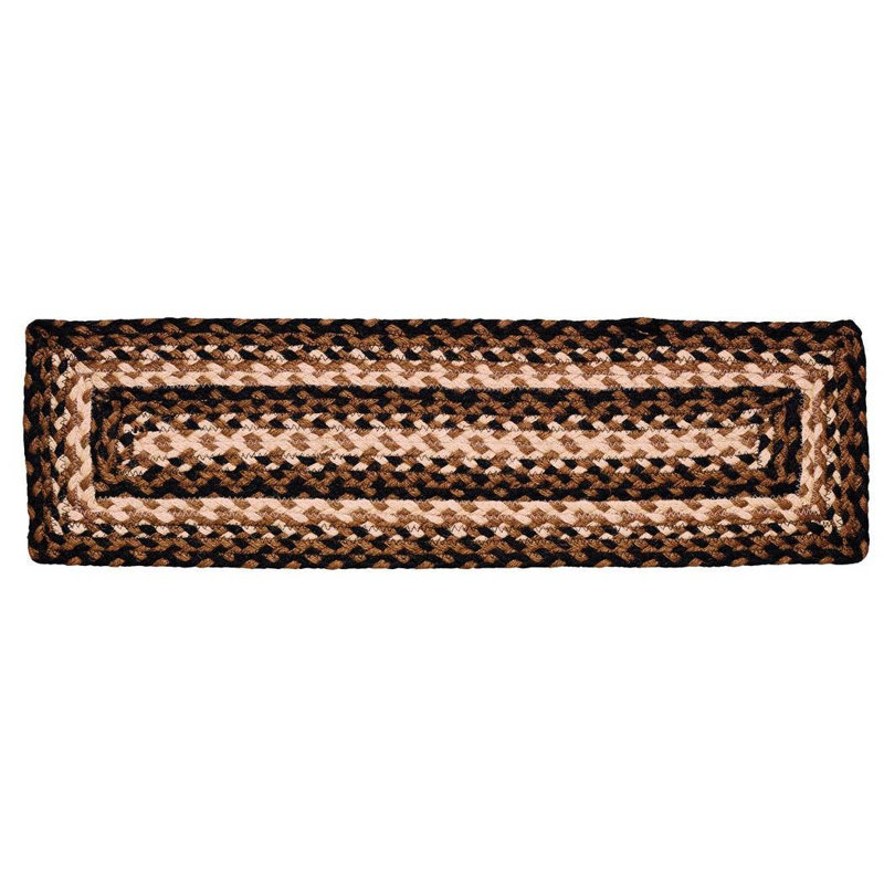 Fredrich Area Rug, Black/Brown/Cream