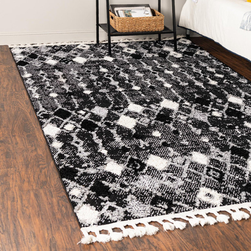 Gosnold Geometric Indoor Rug, Rectangle 9' x 12'
