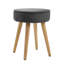 Solid + Manufactured Wood Accent Stool