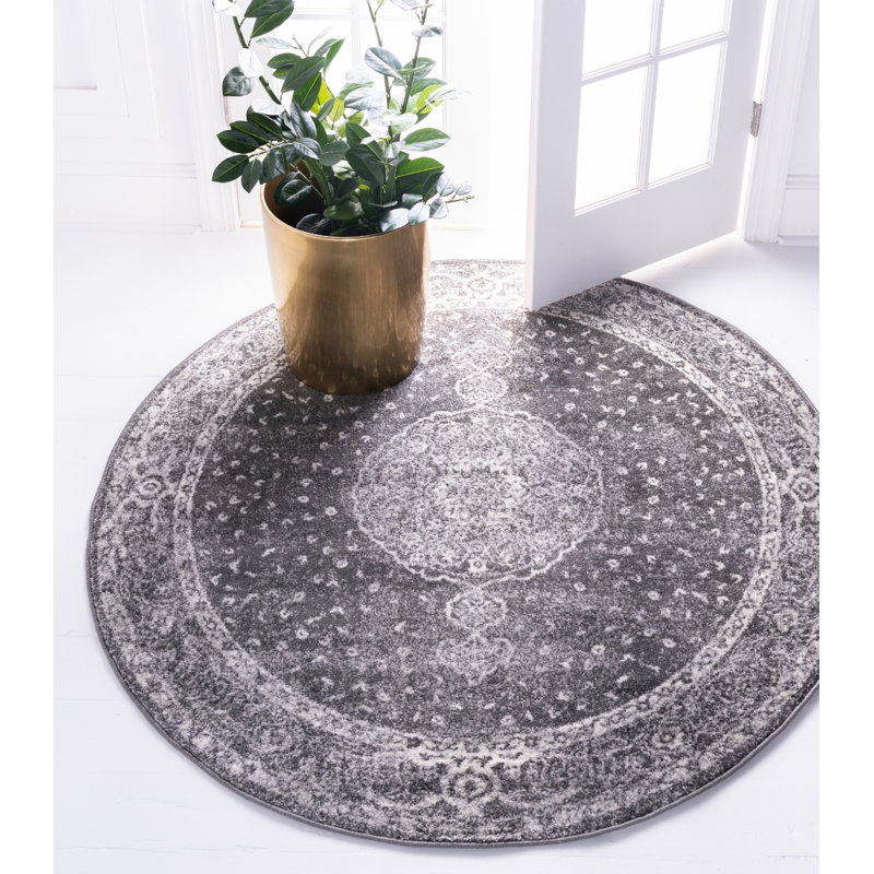 Oriental Area Rug, Round 152cm