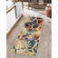 Tapis contemporain contemporain de couleur brique-510062658
