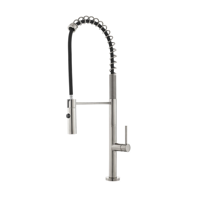 Chalet Single Handle, Pull-Down Kitchen Faucet, Brushed Nickel