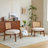 Dual Modern Beige Lounge Chairs From Christopher Knight Home – Boasting Woven Backrests, Solid Wooden Frames, Minimalist & Elegant Charm – Perfect For Adding A Touch Of Class To Living Rooms, Bedrooms, Or Office Settings