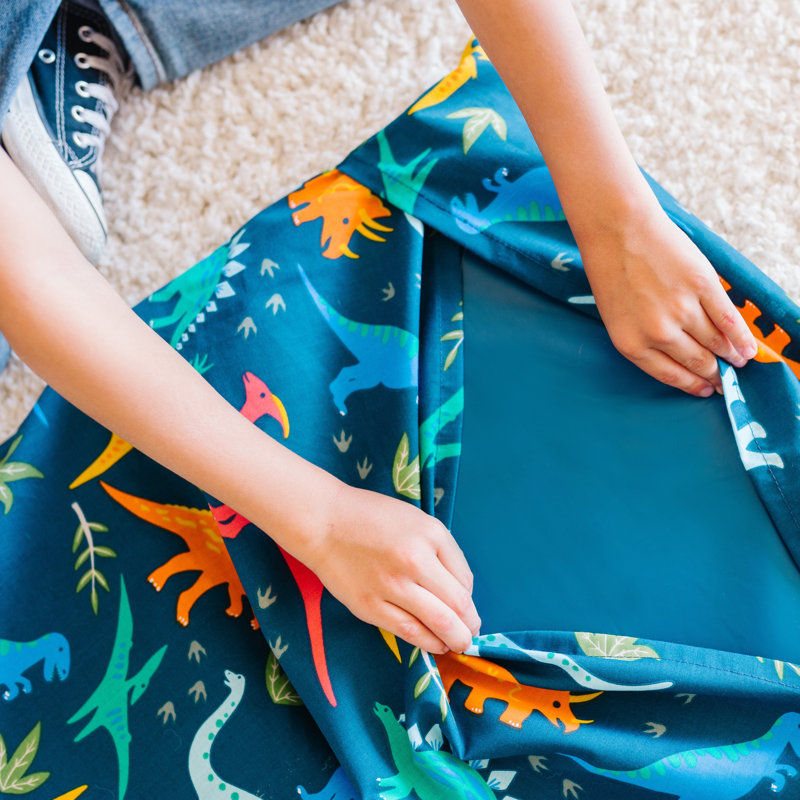 Housse pour matelas en microfibre Wildkin Kids, Dinosaures du Jurassique