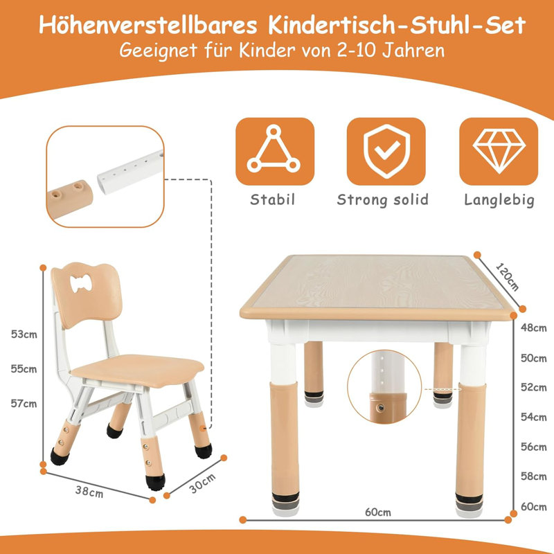 Vosdan Kids and Chair Set