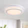 15" Decorative Textured Round LED Ceiling Light - 30W, 1800LM, 5 Adjustable Colour Temps, Dimmable, ETL Certified