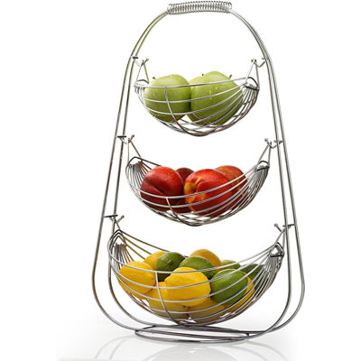 Ebern Designs Stainless Steel Fruit Bowl