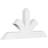 Richland Architectural Grade PVC Gable Bracket-44774194-44774338