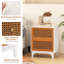 46cm W Manufactured Wood Bedside Table