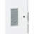Elizaveta Faux Crystal Diamond Server, White High Gloss, Wine Rack & Storage