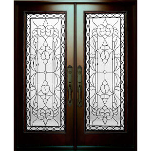 Paneled Wood Front Entry Doors