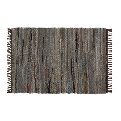 Handcrafted Vibrant Cotton Rug 24X36" – Washable, Reversible, With Tassels For Any Room - 24''X36''