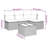 Vidaxl Garden Sofa Set Black