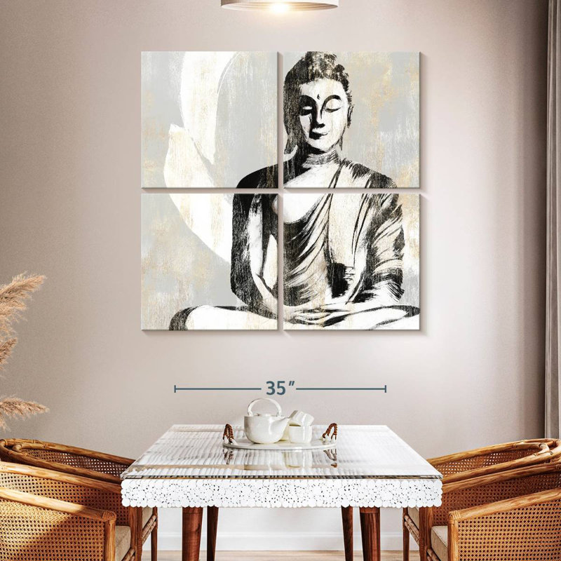 Leisha Seated Buddha II, 45'' H x 45'' W