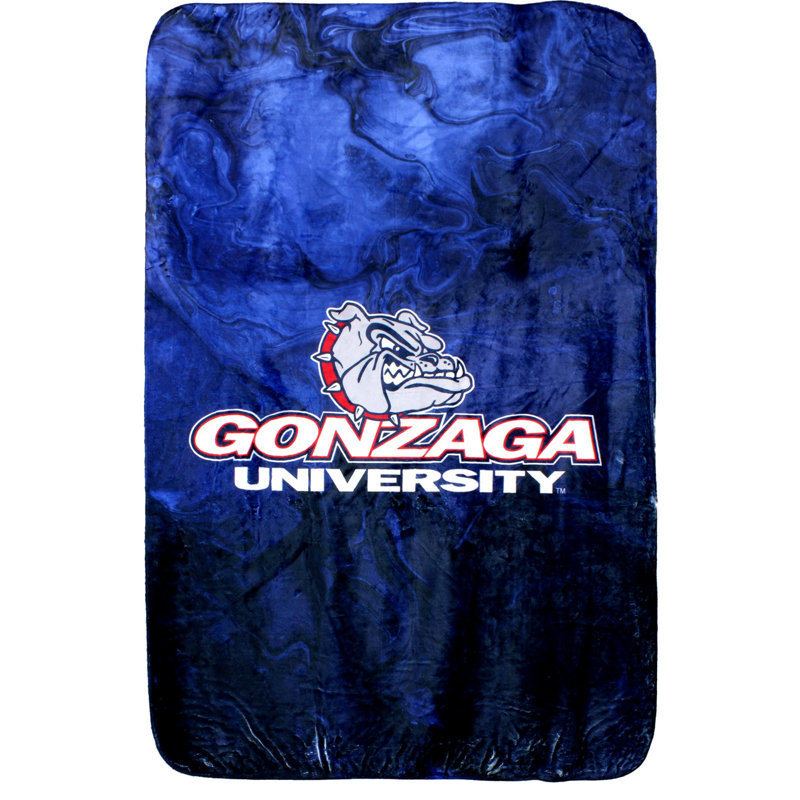 Couverture en polyester doux sublimé, l 30 po x L 40 po, Bulldogs de Gonzaga