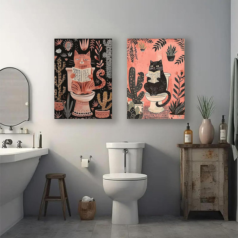 2 Piece Wrapped Canvas Print, 60cm H x 40cm W