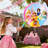 Princess Round Pinata Party Decorations, 4 Pcs Princess Round Large Pinatas Bundle for Birthday Party Suppies Set