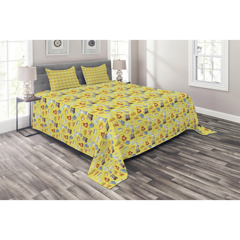 Farmhouse / Country Polyester Coverlet