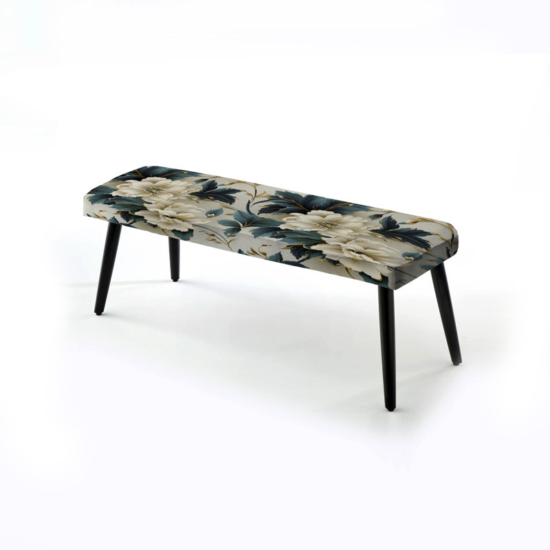 Banc rembourré noir, Motifs contemporains motif victorien VI