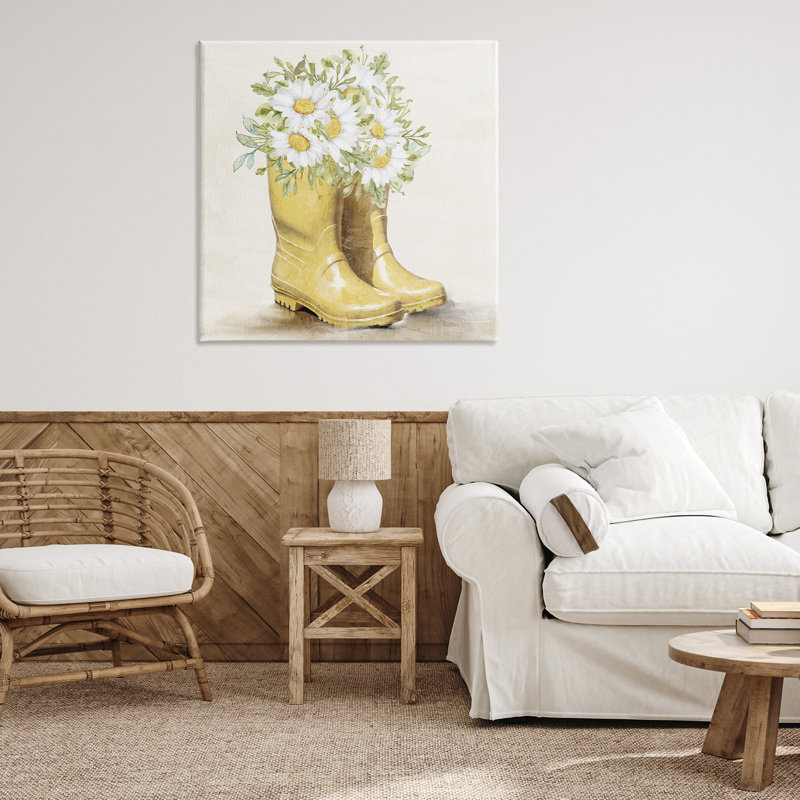 «Sunny Garden bottes» par Kim Allen, H 36 po x l 36 po