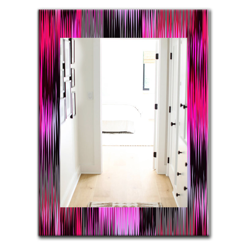 Miroir mural Ikat, H 39,4 po x l 29,5 po