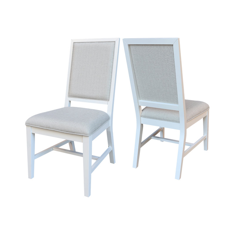 Albin Solid Wood Upholstered Dining Chair