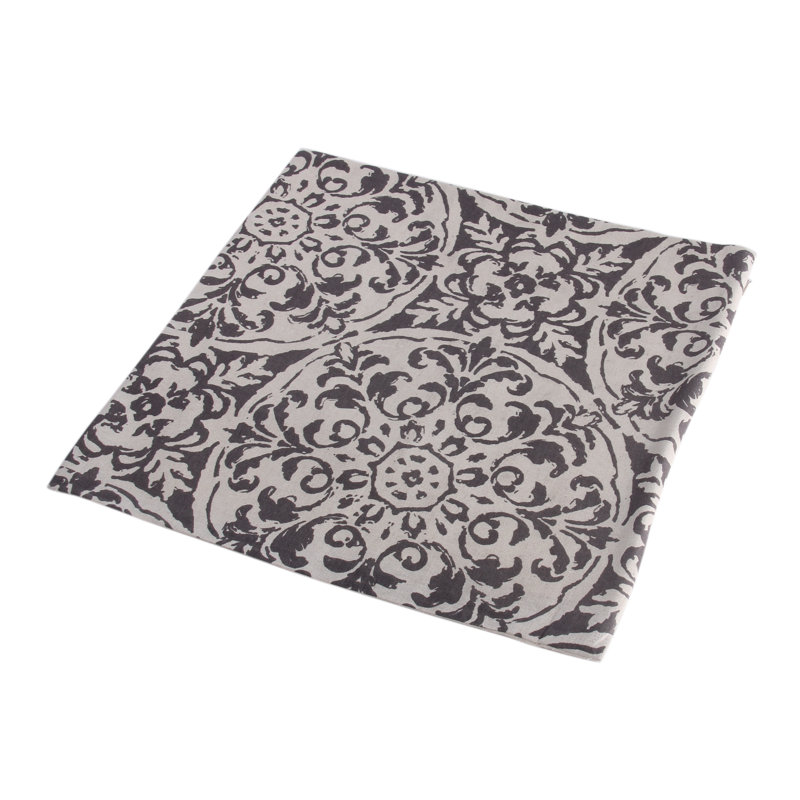 Housse de coussin décoratif , Gris