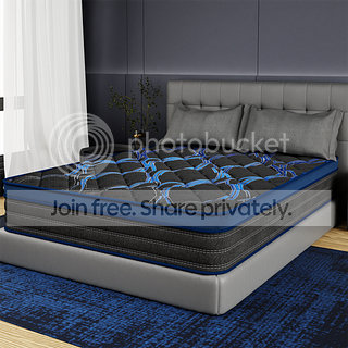 Matelas simple, matelas hybride pour lit simple de 10 pouces avec mousse à mémoire de forme et plateau-coussin - sensation mi-ferme pour l'isolation des mouvements, soutien des bords, soulagement de la pression - lit dans une boîte, certifié CertiPUR-US