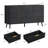 3-Piece Bedroom Set (1 Dresser + 2 Pantry Cabinets)-427913718